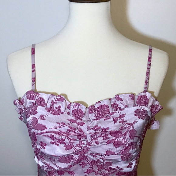 Revolve Likely Jacquard Floral Ruffle Romper - Picture 12 of 14